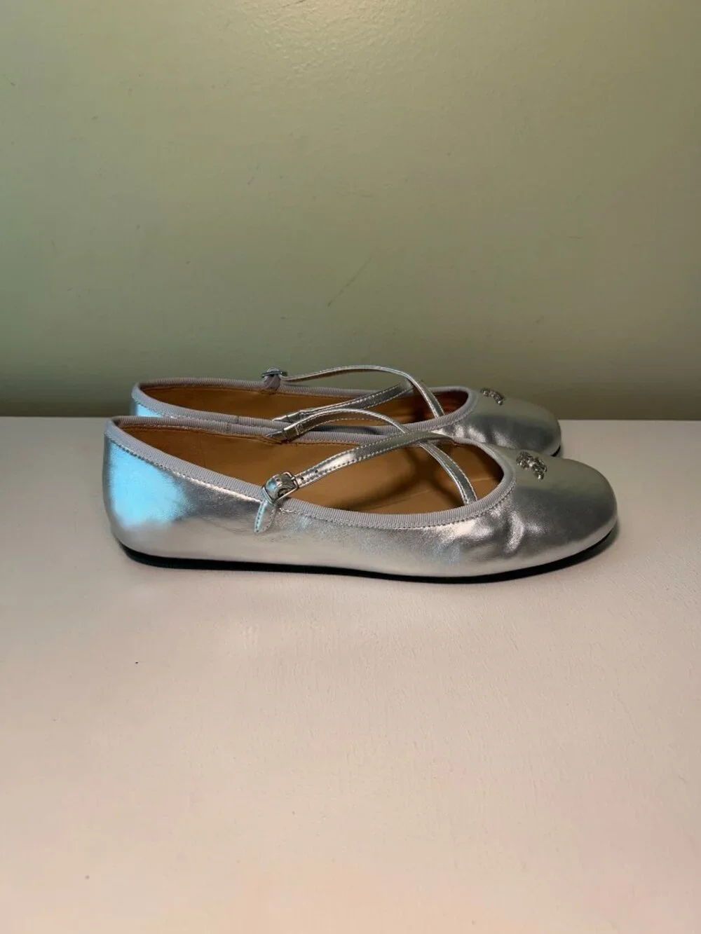 Coach Women's Phoebe Leather Ballet Flats